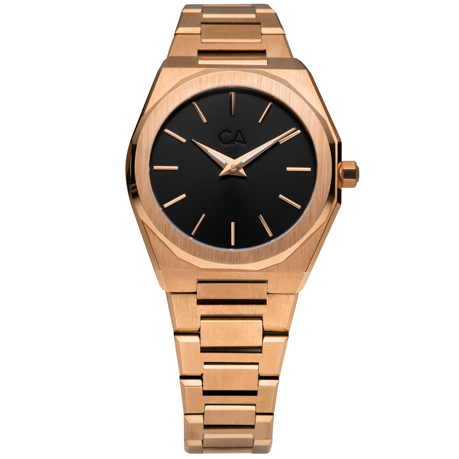 Black And Rose Gold Men's Watch - Rose Gold Black Watch